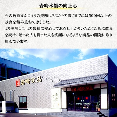【毎月定期便】【岩崎本舗】長崎角煮まんじゅう 8個 袋入り(長与町)全3回