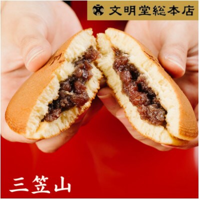 【毎月定期便】文明堂 三笠山  12個入(長与町)　全3回
