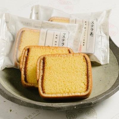 【毎月定期便】文明堂 カステラ巻 12個入(長与町)全3回