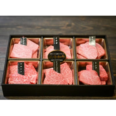 【A5ランク】長崎和牛特選6点盛り合わせ 約420g(長与町)