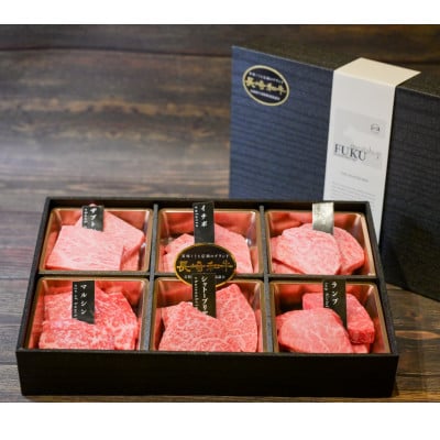 【A5ランク】長崎和牛特選6点盛り合わせ 約420g(長与町)