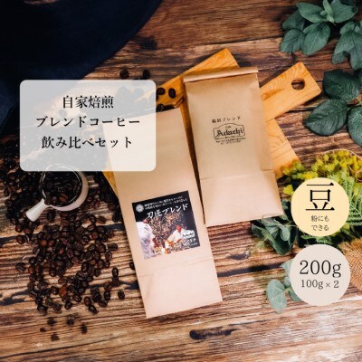 刀匠ブレンド 鵜飼ブレンド 100g (約10杯分)×2種類　 カフェ・アダチST-038