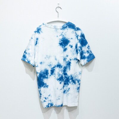 【石垣島の藍染工房】Tシャツ【カラー:マダラ】【サイズ:XXLサイズ】