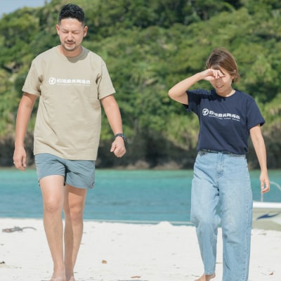 石垣島共同売店 オリジナルTシャツ【カラー:サンド】【サイズ:XLサイズ】KB-24-8