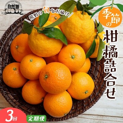 2自然塾　季節の柑橘詰合せ【定期便3回】