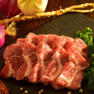【国産】力豚 豚肉 焼肉3種 900g (バラ300g 肩ロース200g ロース400g) 焼き肉