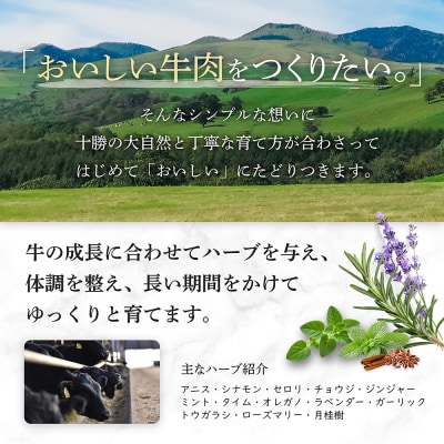 十勝ハーブ牛 サーロイン ステーキ 計800g(200g×4枚) 北海道産 牛肉 赤身