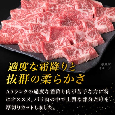 【焼肉用】A4ランク 糸島 黒毛和牛 カルビ 500g  【糸島ミートデリ工房】 [ACA049]