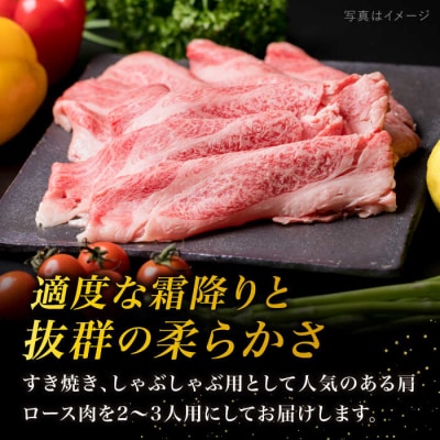 高級霜降り 肩ロース スライス 500g【糸島ミートデリ工房】 [ACA062] 