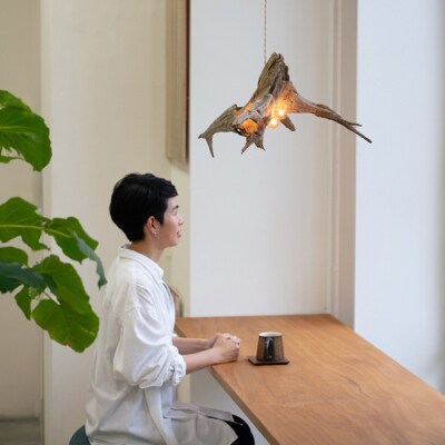3Bulb Driftwood pendantlight ペンダントライト  [ADC005]