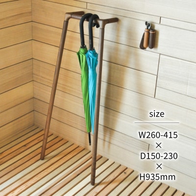 木製 傘かけ umbrella rack 糸島市 / 贈り物家具 みはたや  [ADD026]