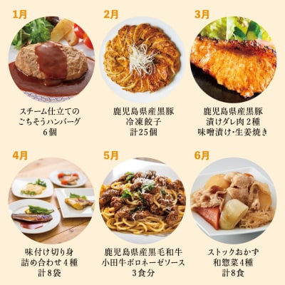 お肉とお魚の贅沢おかず定期便(全12回)