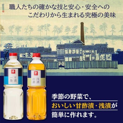 甘酢 浅漬けの素セット 合計 6本 【す漬一発 3本/ 浅漬けの素3本】 [AEA014]