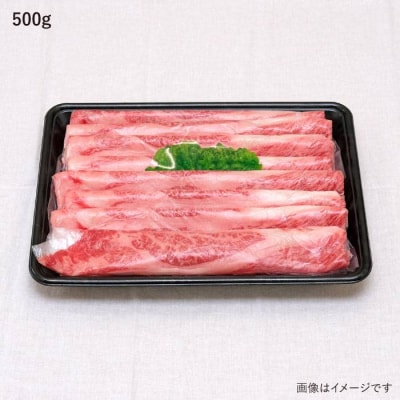 JA糸島 糸島 黒毛和牛 肩ローススライス 500g/JA糸島産直市場 伊都菜彩[AED005]