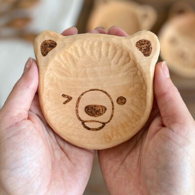 しろくまの豆皿 1枚 糸島市 / しろくも工房 【いとしまごころ】 [AEO007]