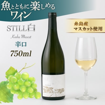 【糸島マスエワイナリ】STILL白Koshu Muscut 1本 糸島市[AEP001]
