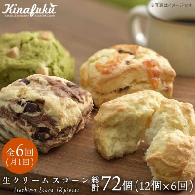 【全6回定期便】 スコーンのイメージ 変えてみませんか? 定番スコーン12個セット[AFA014]