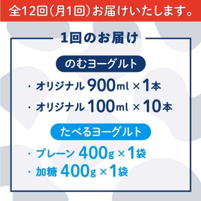 【全12回定期便】【伊都の朝】伊都物語のヨーグルトセット 糸島市  [AFB051]