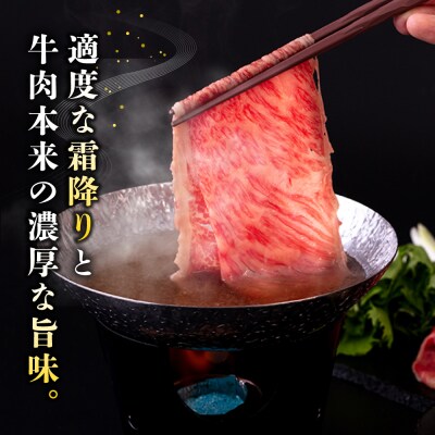 【6回定期便】A4ランク 肩ロース 450g すき焼き しゃぶしゃぶ用 [AGN014]
