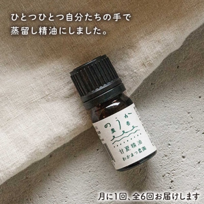 【全6回定期便】農香《のうか》シリーズ◎甘夏精油5ml(アロマオイル)わかまつ農園[AHB024]