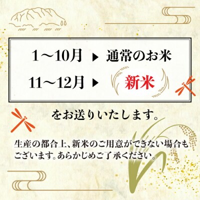 【全6回(月1回)定期便】栽培期間中 農薬不使用のお米 ヒノヒカリ 10kg [AHC045]