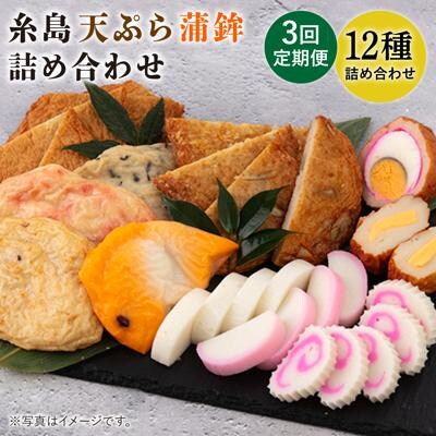 【全3回定期便】天ぷら 蒲鉾 詰め合わせ (12種17点) Aセット/村島蒲鉾店[AHH003]