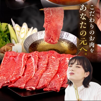 【全12回定期便】【A4/A5等級】博多和牛 モモ うす切り 600g 糸島市 / [AIA128]