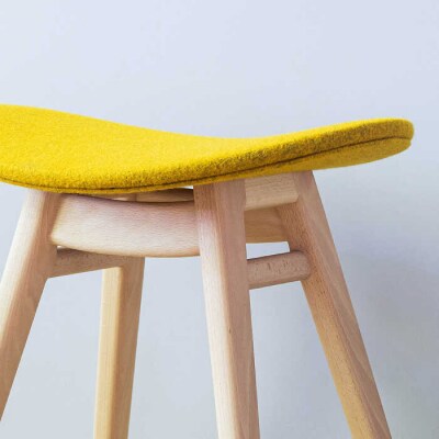 nomade  stool  〈 Beech × Yellow 〉  [AIF003]