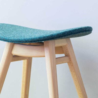 nomade  stool  〈 Beech × Blue 〉  [AIF004]