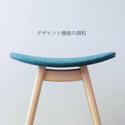 nomade  stool  〈 Beech × Blue 〉  [AIF004]