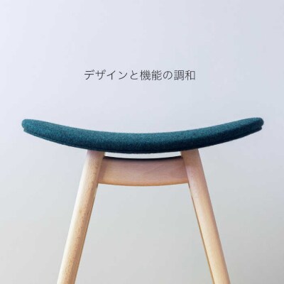 nomade stool 〈 Beech × Green 〉  [AIF005]