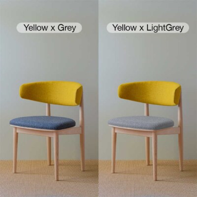 Round Chair ”Uuuh!”〈Yellow〉/nomade design[AIF009]
