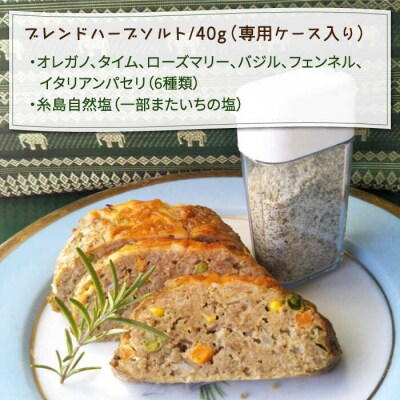オリジナルハーブソルト 2点セット/糸島ハーブ・薬香農園 コア・ファーム [AJC004]
