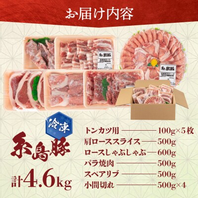 合計4.6kg!糸島豚 食べ尽くしセット 糸島/トラヤミートセンター [AJD005]