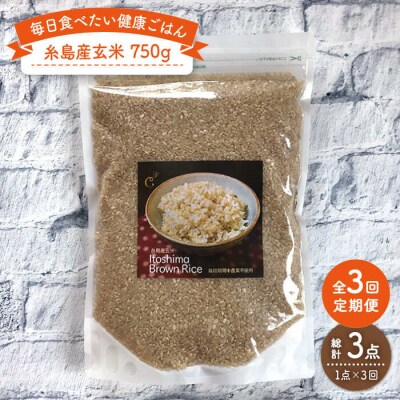 【全3回定期便】 糸島産 玄米 《糸島》 【Carna】 [ALA044]