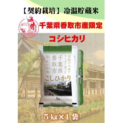 【令和7年産】新米 契約栽培 千葉県香取市産コシヒカリ(精米) 5kg