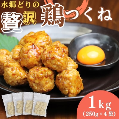 水郷どりの贅沢鶏つくね　1kg(250g×4袋)