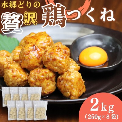 水郷どりの贅沢鶏つくね　2kg(250g×8袋)