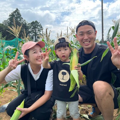粒ぎっしり!THE FARMの朝採れ「ゴールドラッシュ」 10本