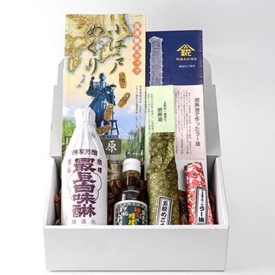 佐原おみやげセット(味醂、ごま油、ラー油、ぽん酢醤油) 各1本