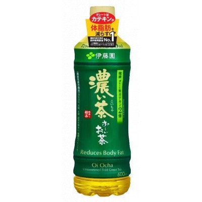 【毎月定期便】お～いお茶濃い茶600ml 48本(2ケース)伊藤園全12回