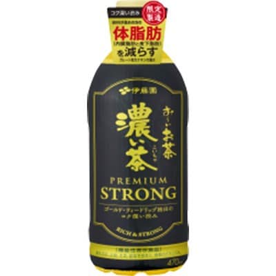 【毎月定期便】おーいお茶濃い茶プレミアムストロング470ml×24本(1箱)伊藤園全12回