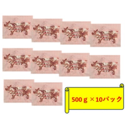 【訳アリ】三重県のブランド豚「松阪ポーク」切り落とし5kg(500g×10パック)
