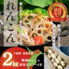 野菜ソムリエ最高金賞!芋のような甘さ　レンコン2kg　味・品質に間違いなし