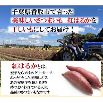 【2024年6月下旬発送】千葉県香取市産　紅はるか干し芋 150g×6袋セット(900g)