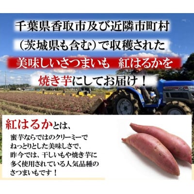 千葉県・茨城県産　紅はるか使用　 まるでスイーツ　冷凍焼きいも　2キロ(500g×4袋)