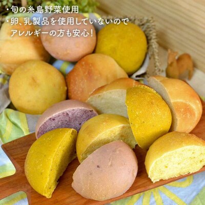 【全6回定期便】身体がよろこぶプチパンセット(卵/乳製品不使用) 天然パン工房楽楽[AVC010]
