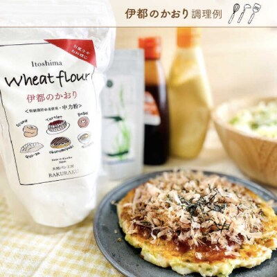 伊都のかおり(中力粉)10kg 糸島市/天然パン工房楽楽【いとしまごころ】[AVC063]