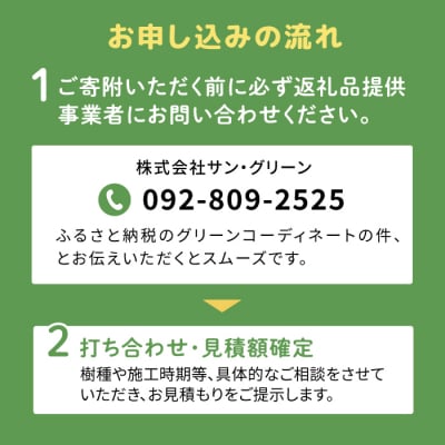 グリーンコーディネートチケット【施工込み】糸島市/サン・グリーン 園芸 植木 [AVN001]