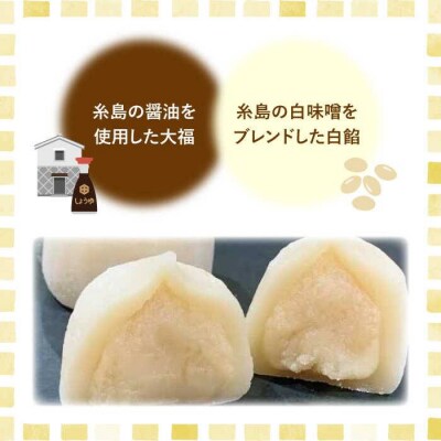 糸島田舎醤油餅6個糸島市/糸島だんご本舗しょうゆ味噌みそ餅和菓子[AWF008]